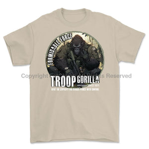 Formidable Force 'Troop Gorilla QRF' Printed T-Shirt