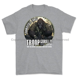 Formidable Force 'Troop Gorilla QRF' Printed T-Shirt