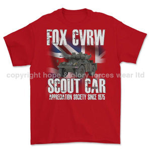 Fox CVRW Scout Car Appreciation Society Printed T-Shirt