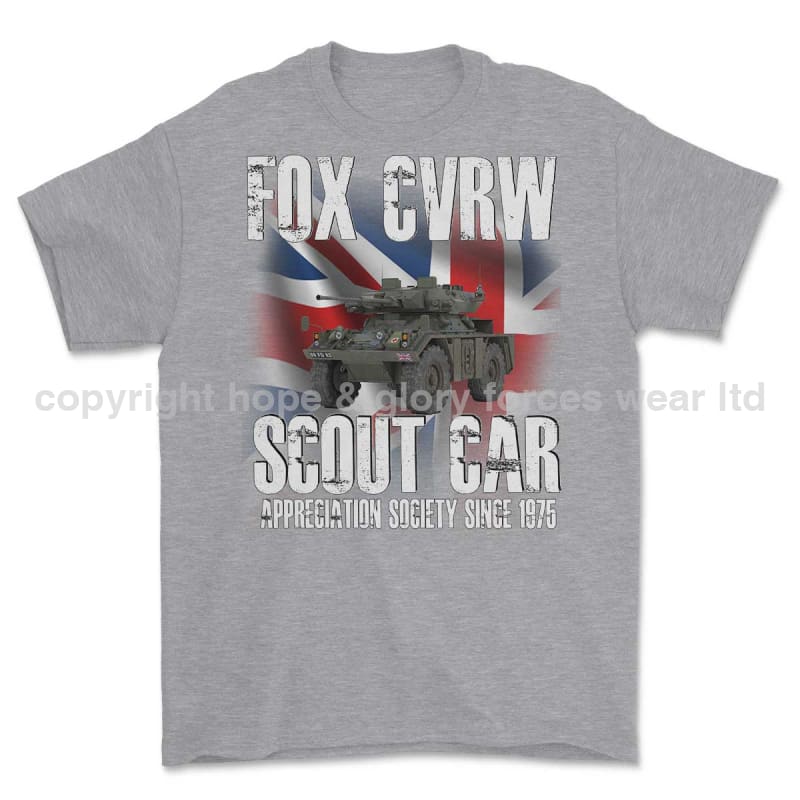 Fox CVRW Scout Car Appreciation Society Printed T-Shirt