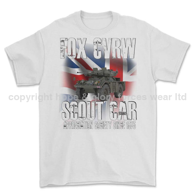 Fox CVRW Scout Car Appreciation Society Printed T-Shirt