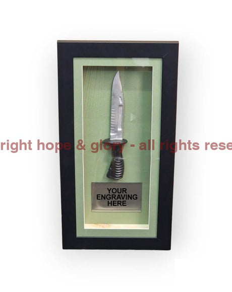 Framed Regimental Bayonet