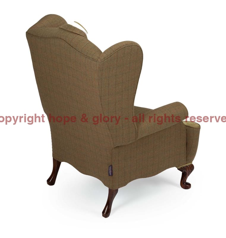 GENTLEMAN’S SHOOTING TWEED WING CHAIR