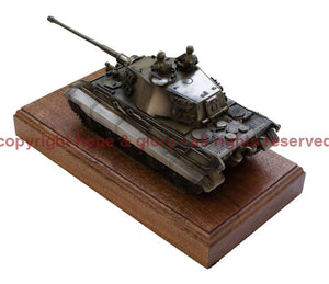 Military Statue - German King Tiger 2 Cast Bronze Tank