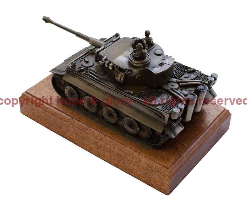 Military Statue - German Tiger 1 Tank Bronze Military Statue