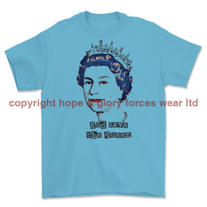 God Save The Queen Commemorative Printed T-Shirt