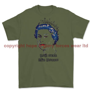 God Save The Queen Commemorative Printed T-Shirt