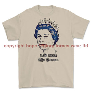 God Save The Queen Commemorative Printed T-Shirt