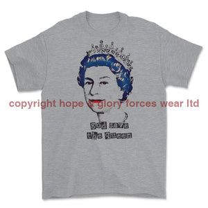 God Save The Queen Commemorative Printed T-Shirt