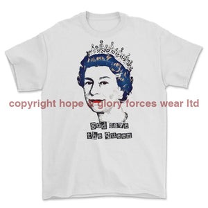 God Save The Queen Commemorative Printed T-Shirt