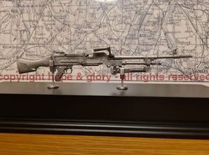 L1A1 SLR Rifle Pewter Statue