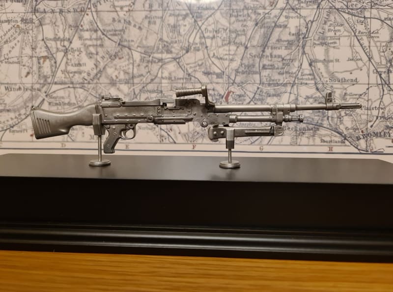 L1A1 SLR Rifle Pewter Statue