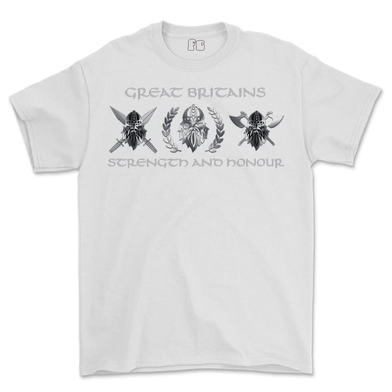 Great Britain's Strength and Honour Printed T-Shirt