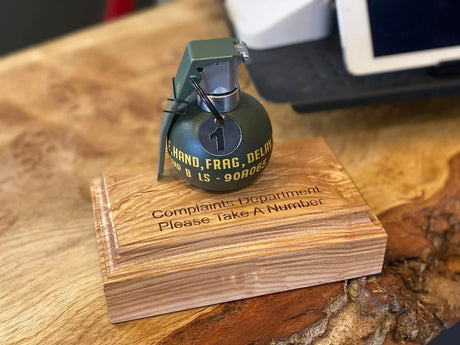 Grenade Complaints Department Desk Ornament