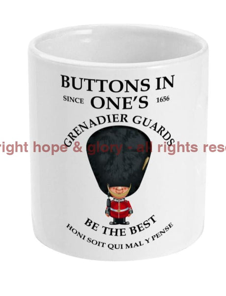 Grenadier Guards Buttons in Ones Ceramic Mug