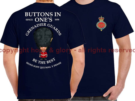 Grenadier Guards Buttons In One's Double 2 Print T-Shirt