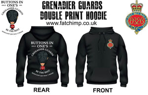 Grenadier Guards Buttons In One's Double Side Printed Hoodie