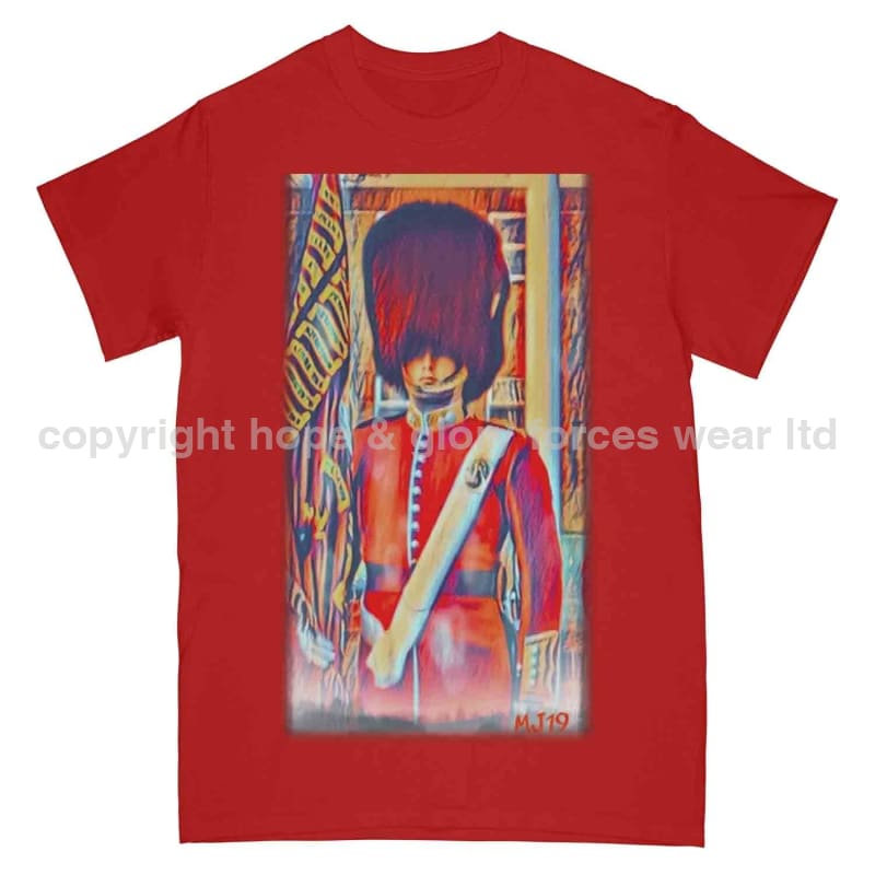 Grenadier Guards Ceremonial Military Art Printed T-Shirt