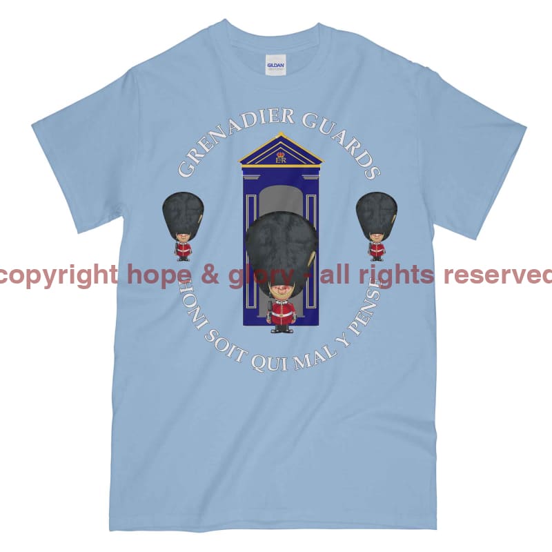 Grenadier Guards On Sentry Military Printed T-Shirt