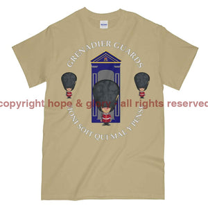 Grenadier Guards On Sentry Military Printed T-Shirt