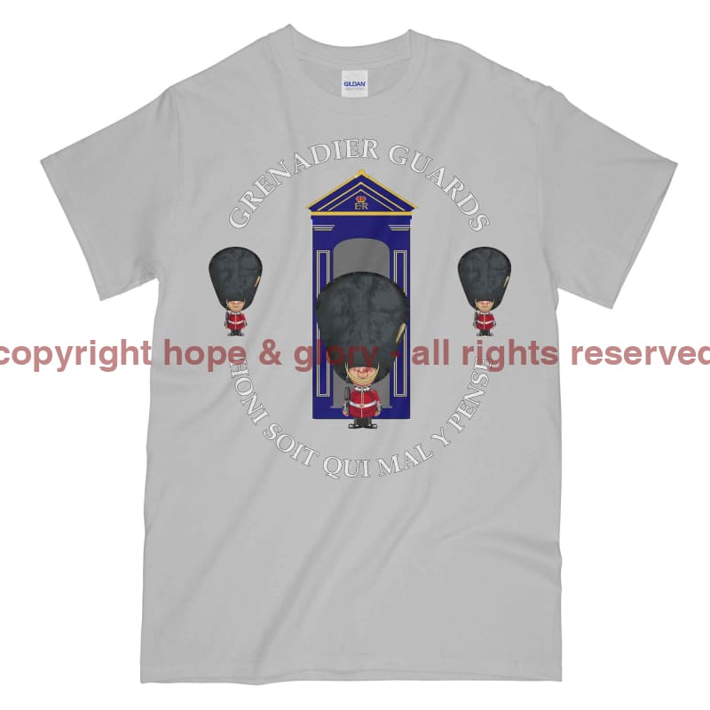 Grenadier Guards On Sentry Military Printed T-Shirt