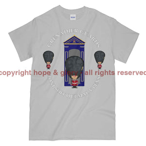 Grenadier Guards On Sentry Military Printed T-Shirt