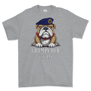 Grumpy Old 14th 20th Kings Hussars Veteran Printed T-Shirt