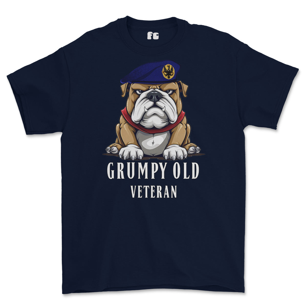 Grumpy Old 14th 20th Kings Hussars Veteran Printed T-Shirt