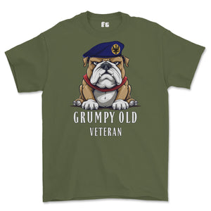 Grumpy Old 14th 20th Kings Hussars Veteran Printed T-Shirt