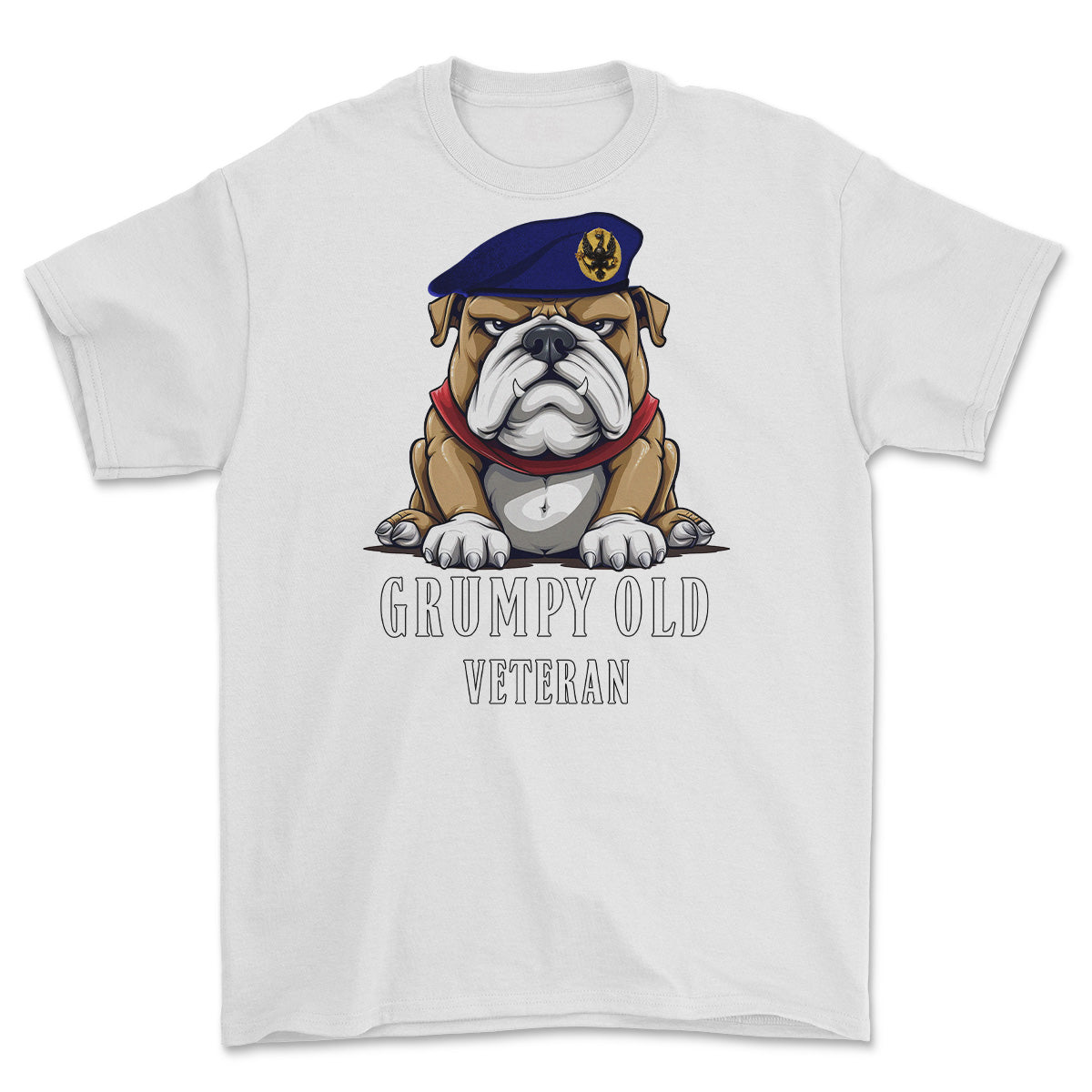 Grumpy Old 14th 20th Kings Hussars Veteran Printed T-Shirt