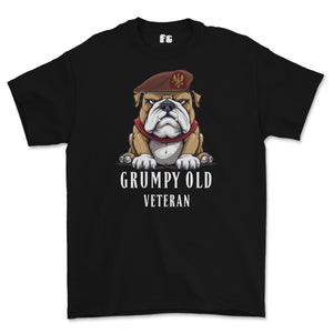 Grumpy Old 14th/20th Kings Hussars Veteran Printed T-Shirt