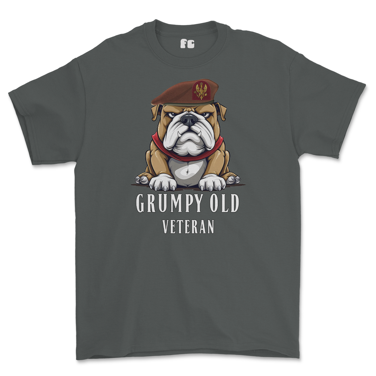 Grumpy Old 14th/20th Kings Hussars Veteran Printed T-Shirt