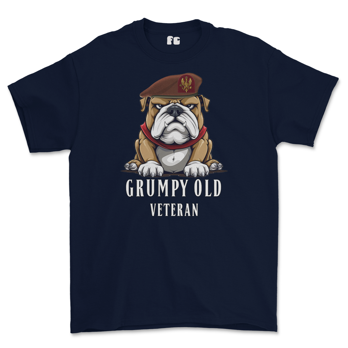 Grumpy Old 14th/20th Kings Hussars Veteran Printed T-Shirt