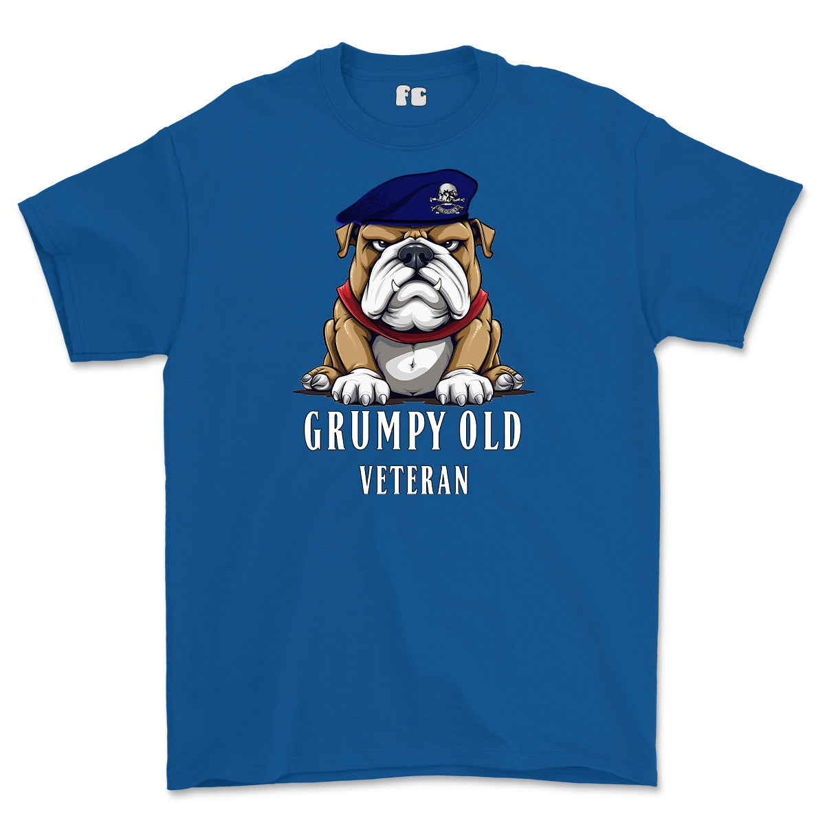 Grumpy Old 17th/21st Lancer Veteran Printed T-Shirt