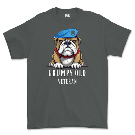 Grumpy Old Army Air Corps Veteran Printed T-Shirt