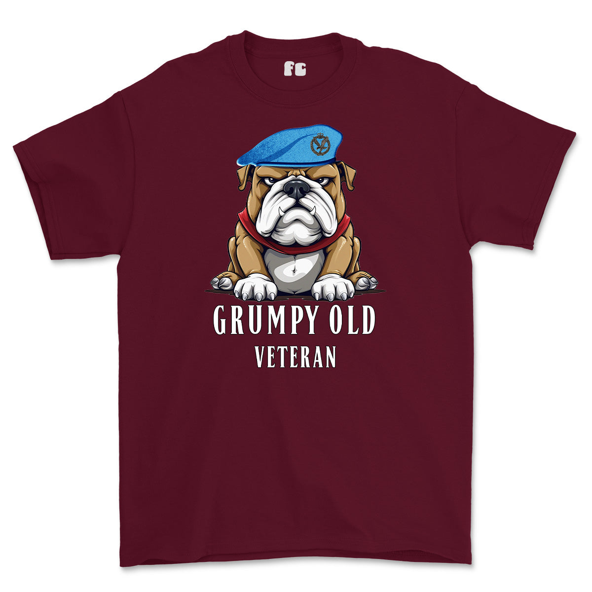 Grumpy Old Army Air Corps Veteran Printed T-Shirt