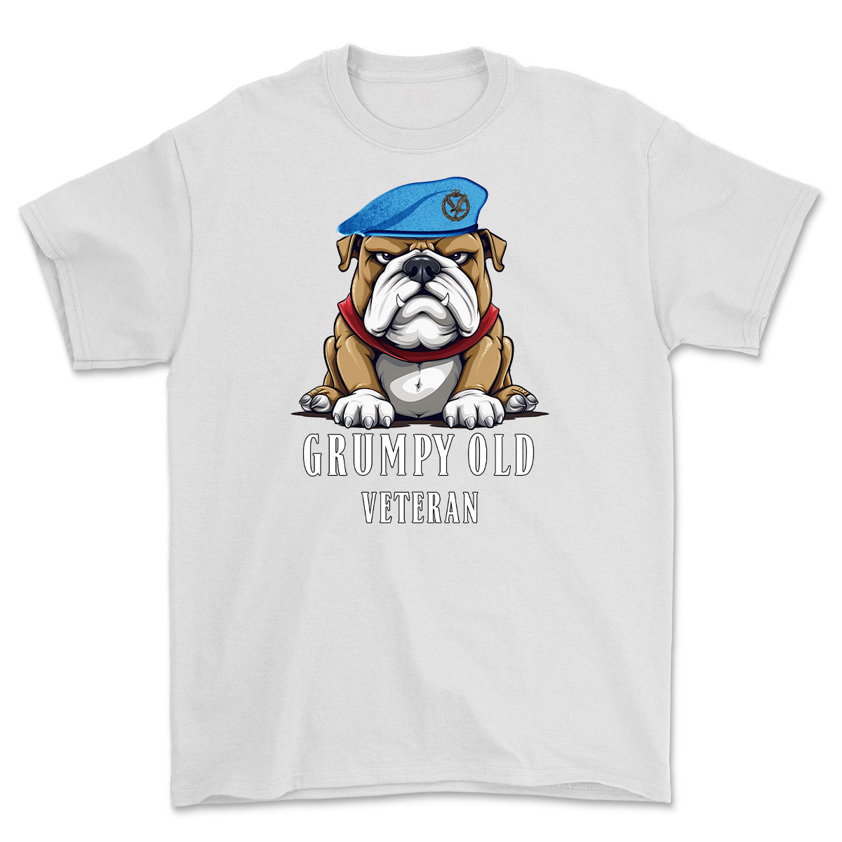 Grumpy Old Army Air Corps Veteran Printed T-Shirt