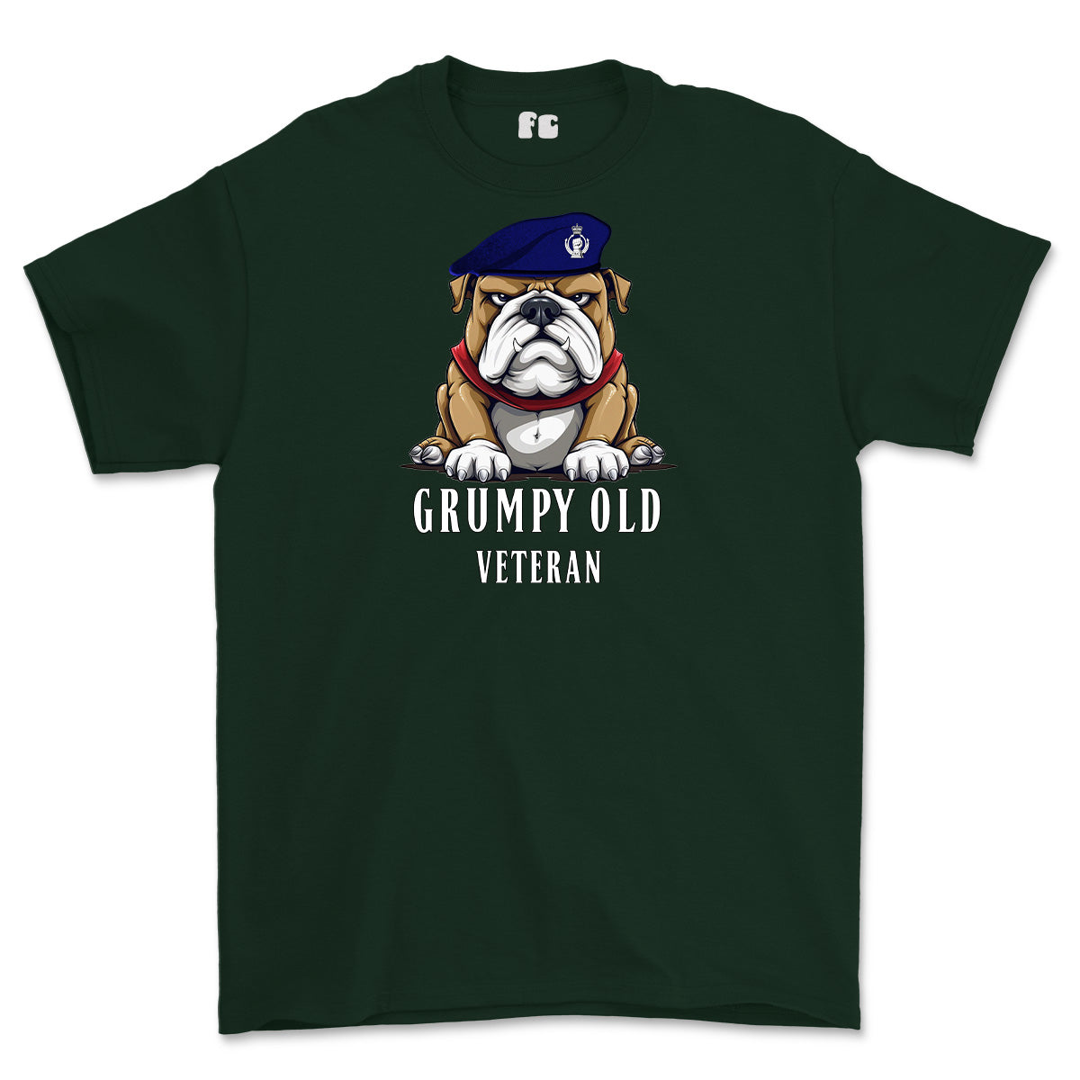 Grumpy Old Royal Armoured Corps Veteran Printed T-Shirt