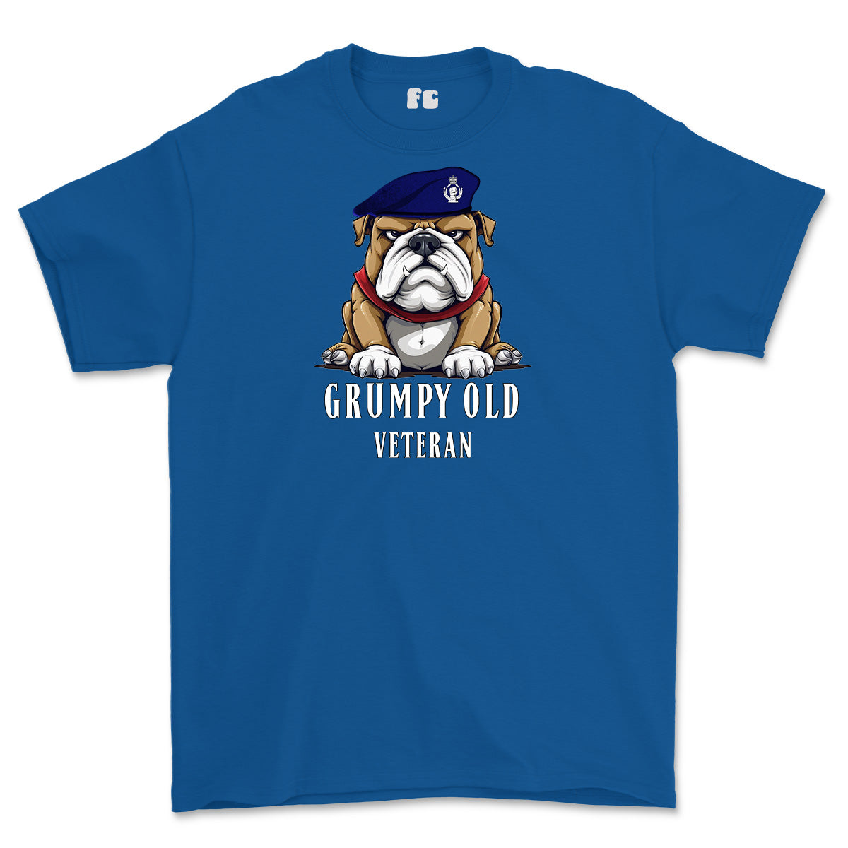 Grumpy Old Royal Armoured Corps Veteran Printed T-Shirt