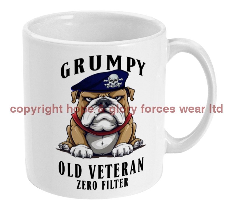 Grumpy Old 17th-21st Lancers Grumpy Veteran Ceramic Mug