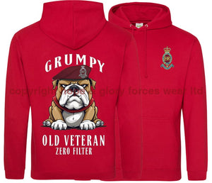 Grumpy Old 7 PARA Royal Horse Artillery Veteran Double Side Printed Hoodie