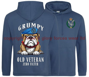 Grumpy Old Army Air Corps Veteran Double Side Printed Hoodie