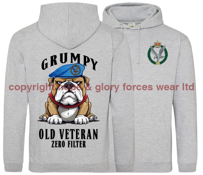 Grumpy Old Army Air Corps Veteran Double Side Printed Hoodie