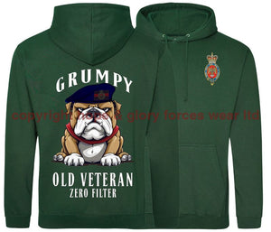 Grumpy Old Blues And Royals Veteran Double Side Printed Hoodie