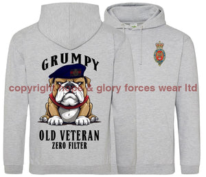 Grumpy Old Blues And Royals Veteran Double Side Printed Hoodie