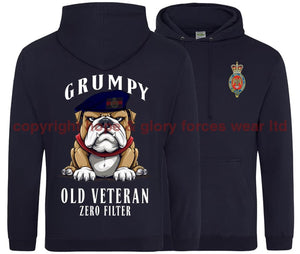 Grumpy Old Blues And Royals Veteran Double Side Printed Hoodie