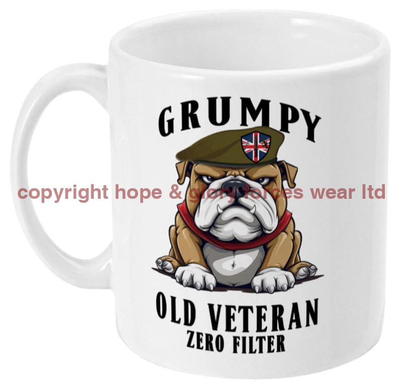 Grumpy Old British Army Veteran Ceramic Mug