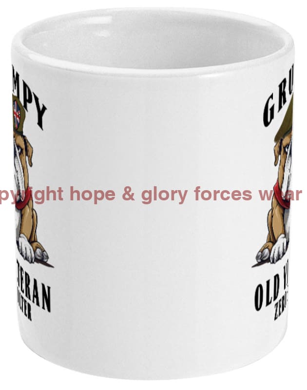 Grumpy Old British Army Veteran Ceramic Mug