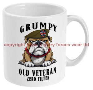 Grumpy Old British Army Veteran Ceramic Mug