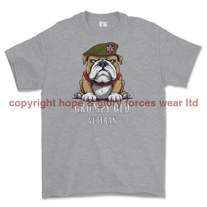 Grumpy Old British Army Veteran Printed T-Shirt